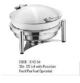 3Ltr SS Lid With Food Pan Fuel Operated