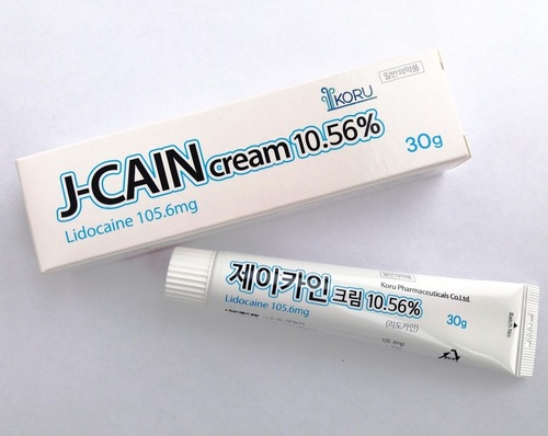 10.5 Percent lidocaine J Cain Cream