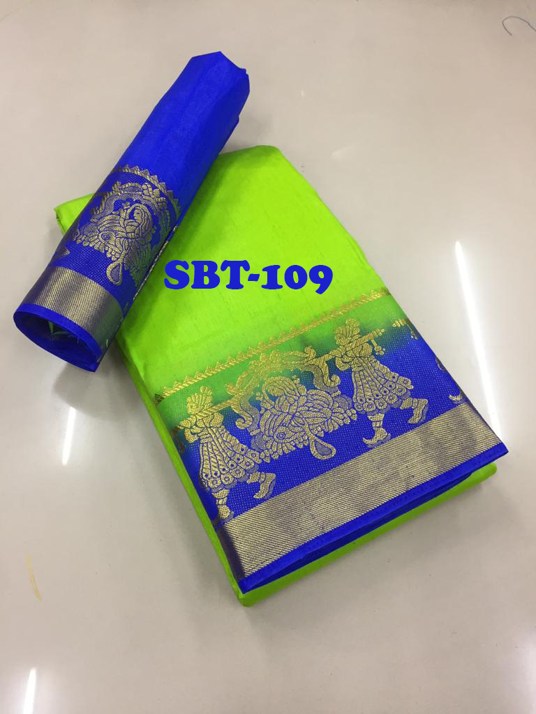 New stylish woman kanjivaram saree