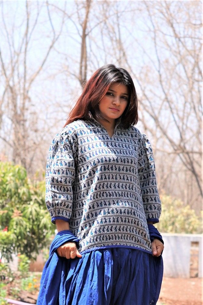 Blue Kurti