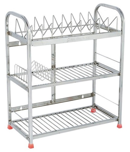 Steel Stainless Kitchen Trolley