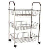 Silver Stainless Steel Properated Trolly