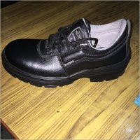 Liberty Safety Shoes - Leather Insole, Pu Outsole, Steel Toe, Black Color - Unisex 5-11 Size, 1-year Warranty, Lace-up Style