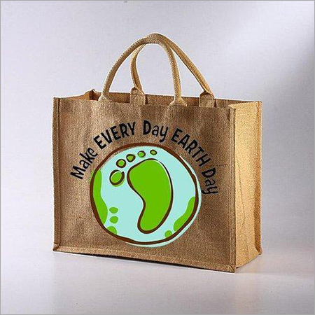 Natural Promotional Jute Bags - Jute Material, Hand Length Handle, Customized Sizes Available, Brown Color | Ideal for Advertising, Shopping, Gifts