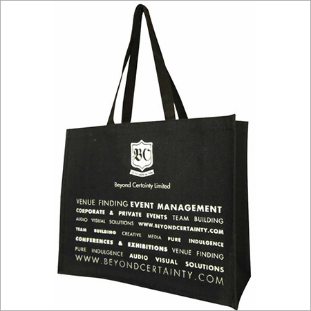 Black Jute Bags C3jb15