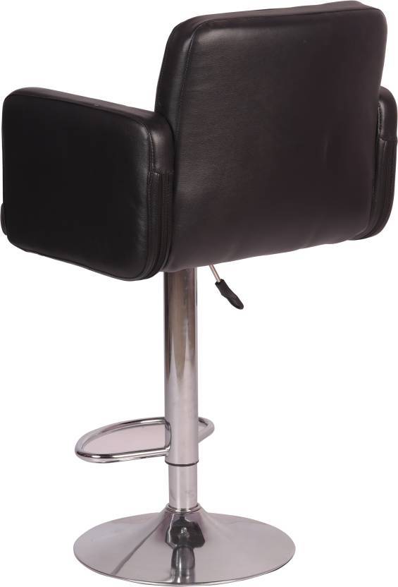 Chairs Leatherette Bar Chair Finish Color Black