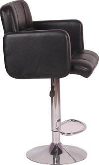 Chairs Leatherette Bar Chair Finish Color Black