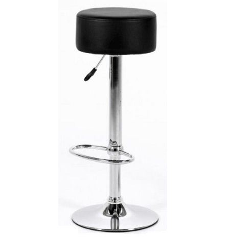 Black Metal Bar Stool