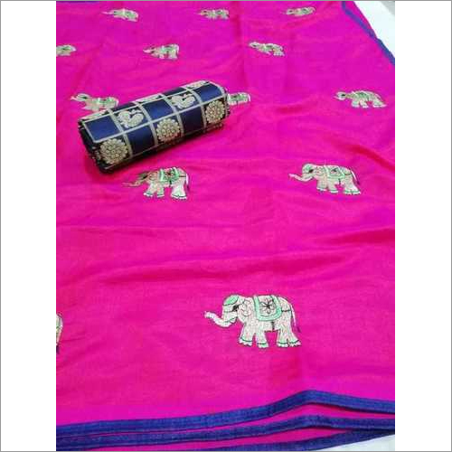 new Elephanta silk saree
