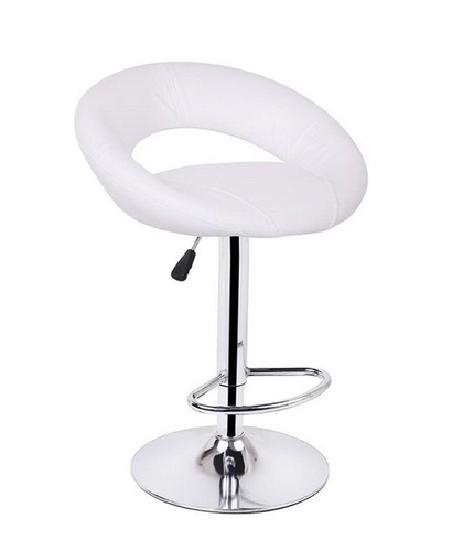 URBAN Leatherette Bar Stool Finish Color white