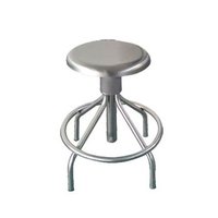 Stainless Steel Round Stool For Swivel Hospital Chair No Assembly Required