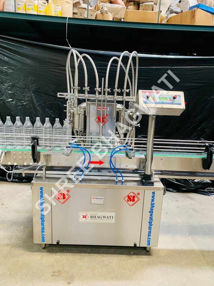 Automatic Eight Heads Volumetric Liquid Filling Machine - Application: Medical