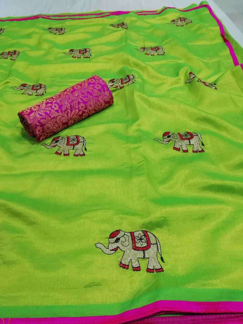 New elephant silk sarees
