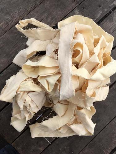 Off-White Jeans Cotton Fabric Waste