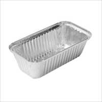 Silver Rectangular Foil Container