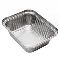 Aluminum Foil Square Container - High-quality Aluminum, Elegant Rectangular Shape, Silver Color | Hygienic, Leak-resistant Design, Lightweight And Heat-resistant