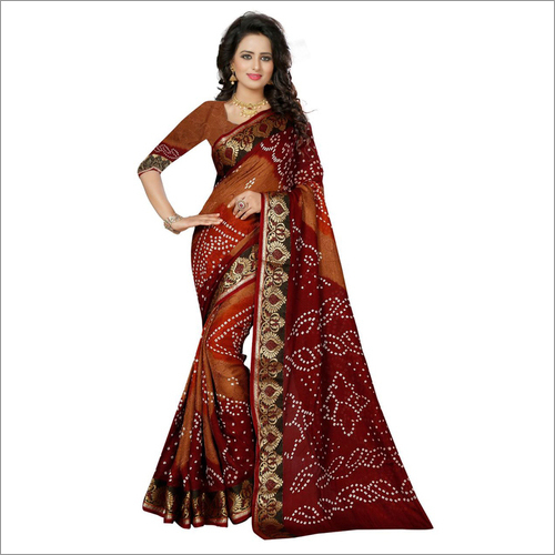 Bandhani silk sarees