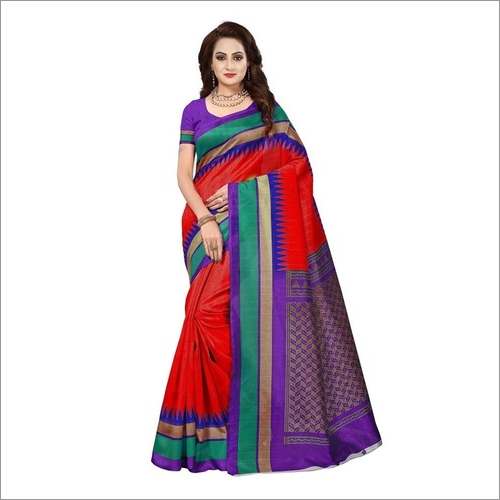 Zig zag silk sarees