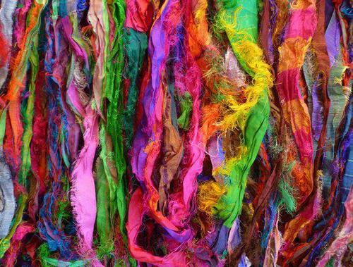 Silk Fabric Cutting Waste