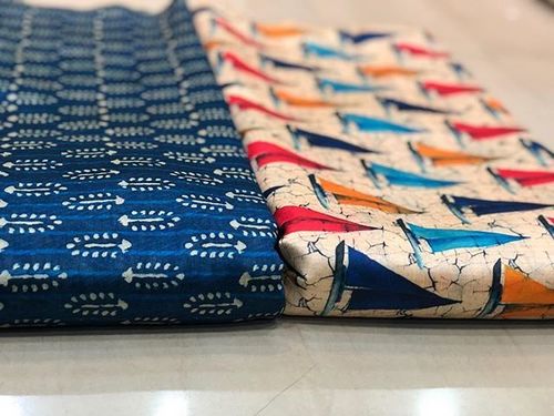 Zarna Silk Digital printed fabric
