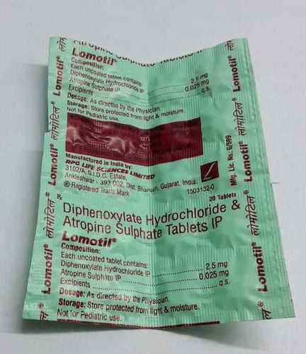Diphenoxylate Hydrocloride Atropine Sulphate Tablet Generic Drugs
