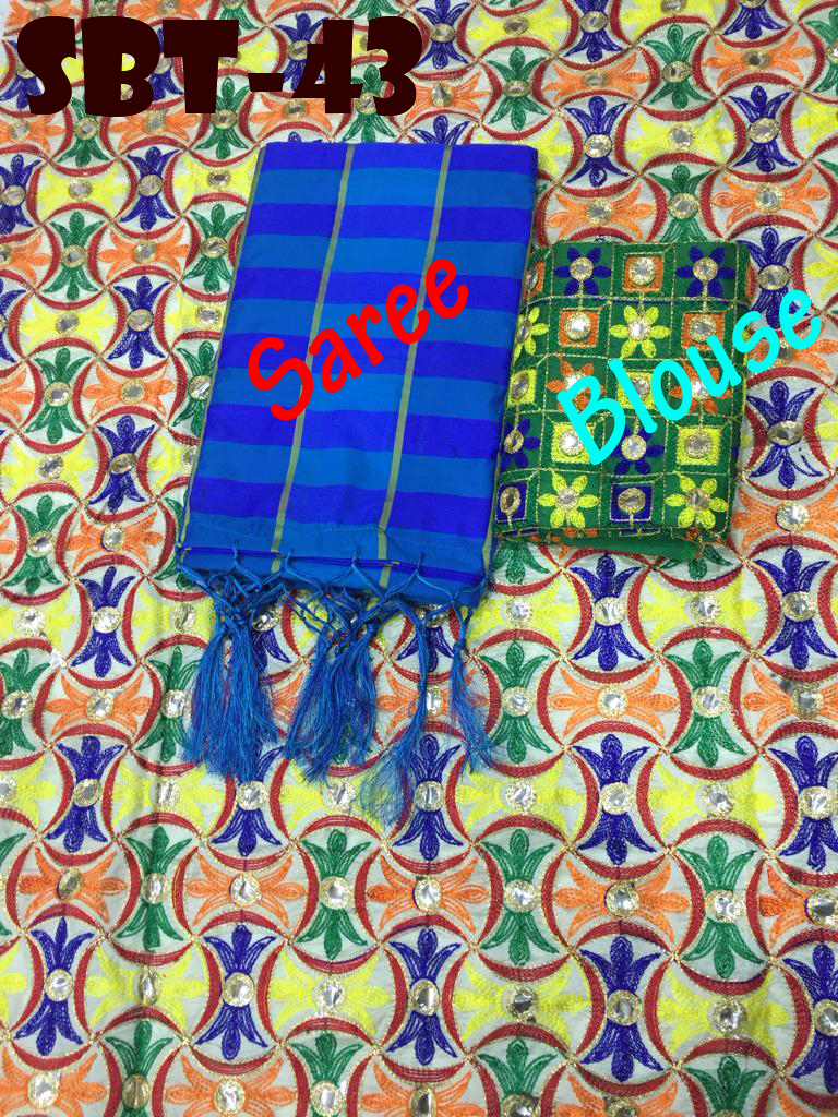 New Mirror silk saree