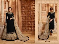 Designer EMbroidered Suit with Lehenga