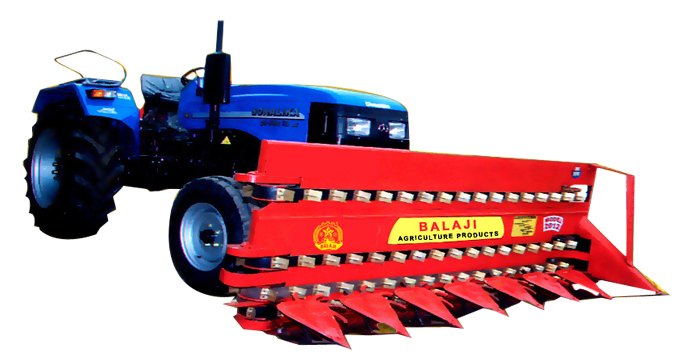 Tractor front reaper hydraulic cylinder