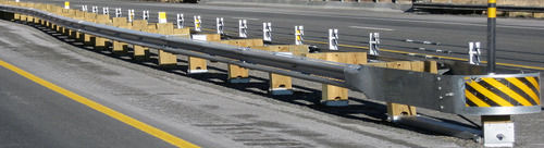 Metal Beam Crash Barrier