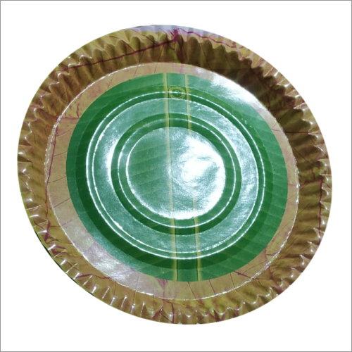 Disposable Paper Plate - Paper, 12 Inch, Green | Eco-Friendly, Biodegradable, Durable, Hygienic, Disposable, Bulk Pack