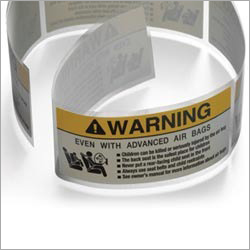 Warning Seal Label
