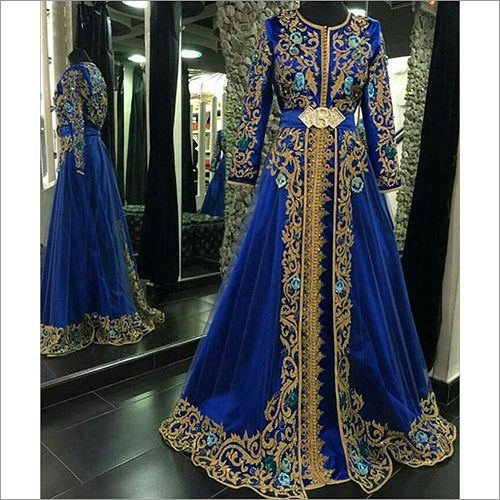 Handwork Embroidered Western Gown Bust Size: As Per Requirment Centimeter (Cm)