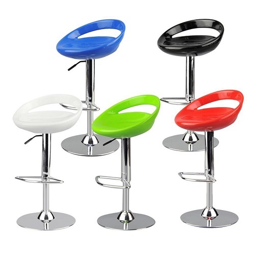 1/6 Hotel Bar Stool Accessories in Different Color (Silver)