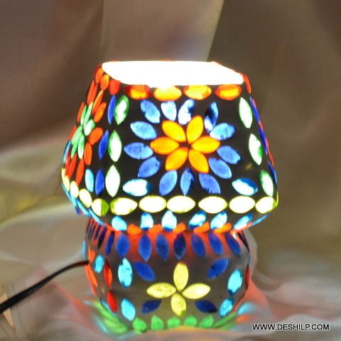 MOSAIC GLASS MINI TABLE LAMP