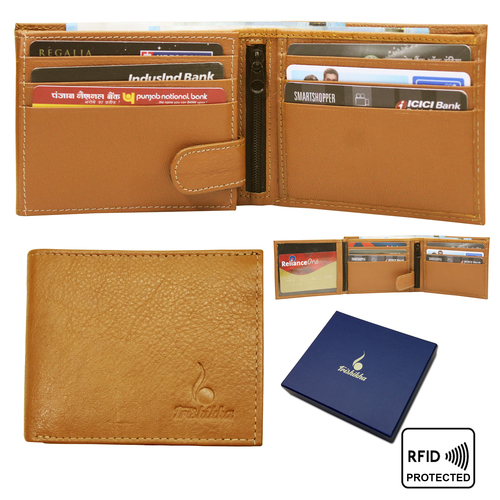 Leather Bifold Wallet For Men
