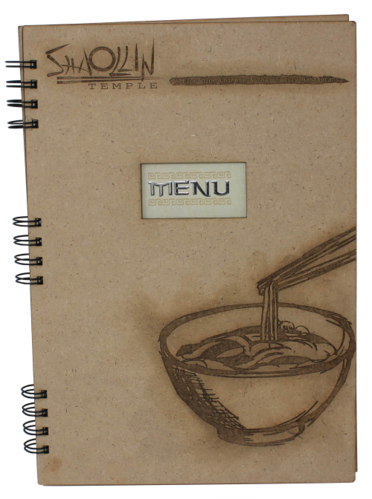 Wooden Menu Card Printing Services
