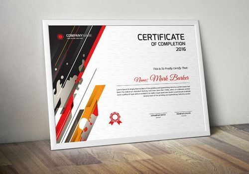 UV Printed Certificates