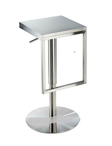 Minimalist Stainless Steel Bar Stool