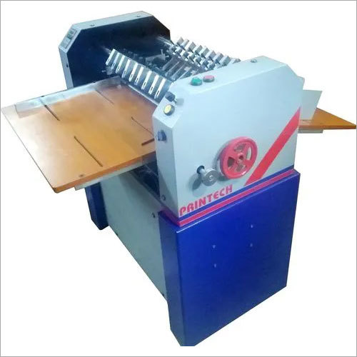 Blue And Grey Double Unit Micro Perforating Machine