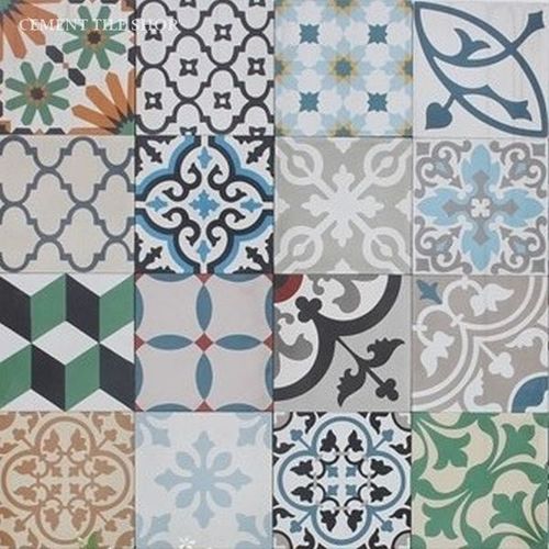 Concrete Patterned Tiles