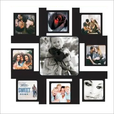 Black Sublimation Clock