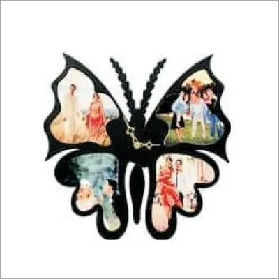 Black Sublimation Clock