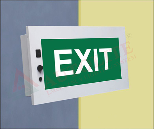 Decorative Exit Light Body Material: Metal Sheet