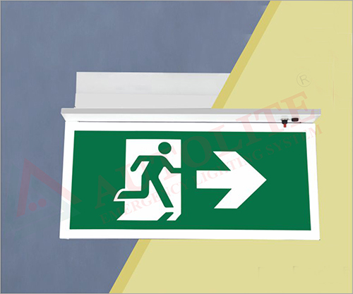 Decorative Sleek Exit / Egress (Edgelit) Lights