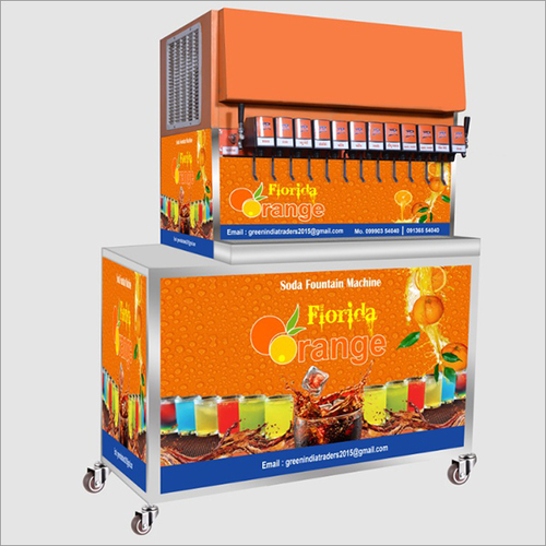 14 Flavour Soda Machine Inbuilt Water Tank