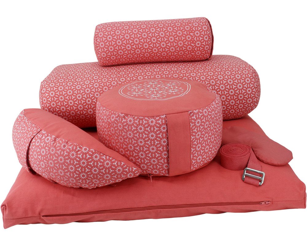 custom color meditation cushion set