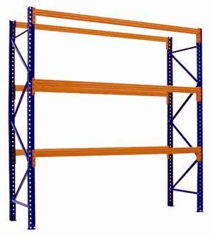 Heavy Duty Pallet Racks - Galvanized Steel, Adjustable Frames | Anti-Corrosion Finish, Ideal for Bulk Storage and High Stock Movement