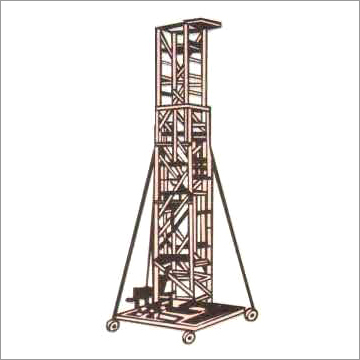 Aluminium Straight Square Type Extendable Tower Ladder