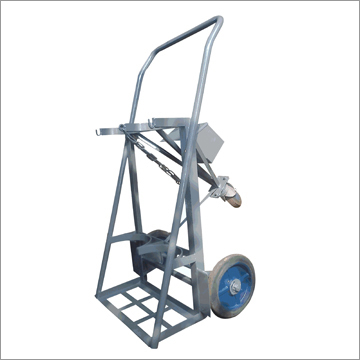 Double Gas Cylinder Trolleys Length: 4 X 2 Foot (Ft)