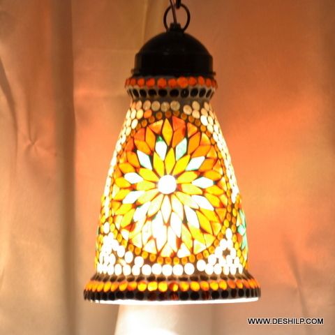 TILAK SHAPE MOSAIC WALL HANGING LAMP